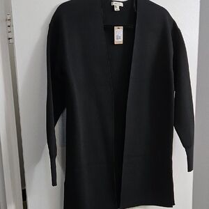 RW&CO. Classic Black Open Cardigan
